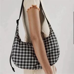 BAGGU Houndstooth Women's Crossbody Purse